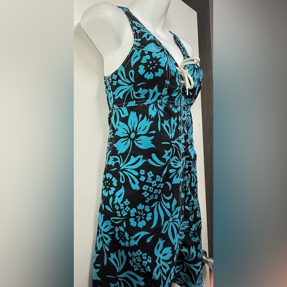 Floral Blue Dress One Piece - Picture 3 of 6